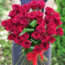 Букет из 31 красной розы (Фридом, Эквадор)