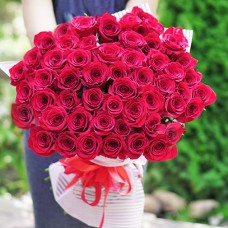 Букет из 51 красной розы (Фридом, Эквадор)
