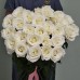 Букет из 25 метровых белых роз (Эквадор)